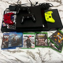 2 Xbox’s & 1 PS4 Slim
