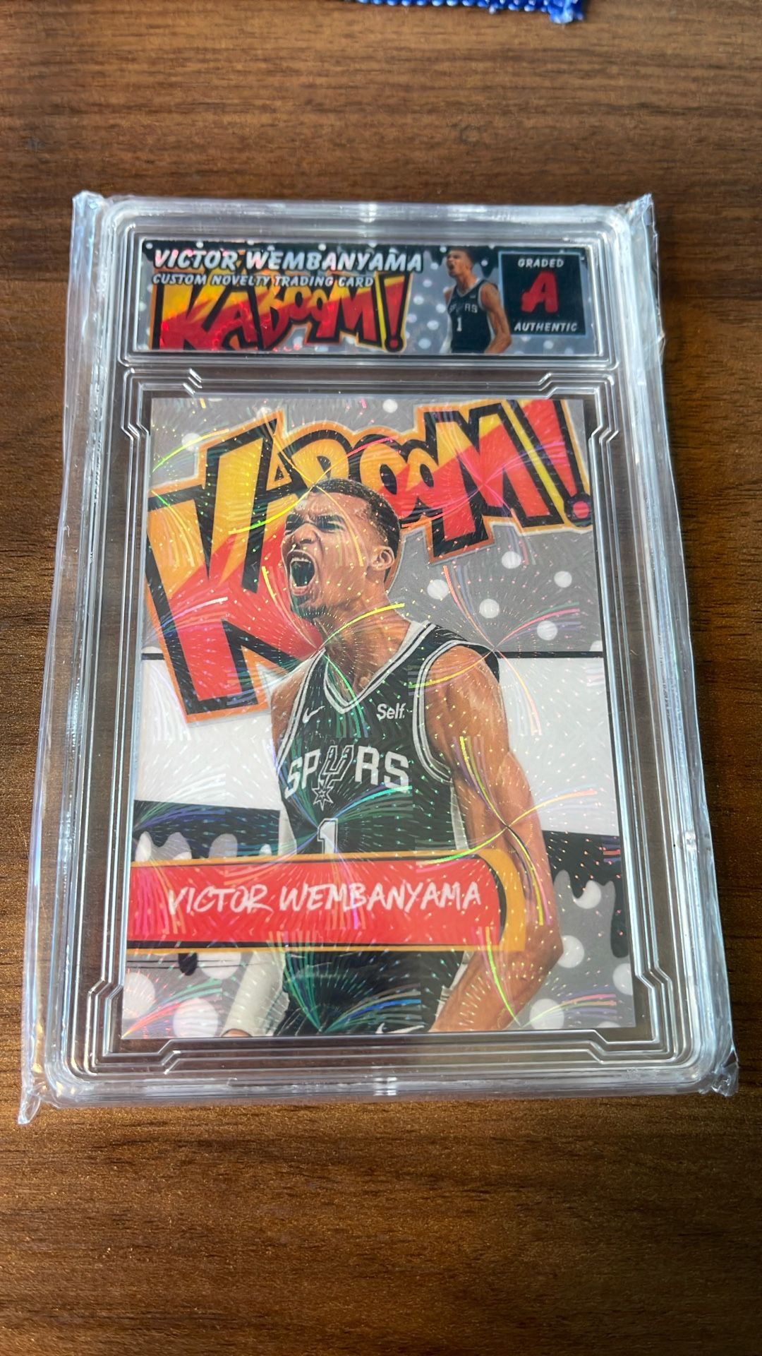 *CUSTOM* - Kaboom! Victor Wembanyama (RC) San Antonio Spurs (Custom novelty trading card)