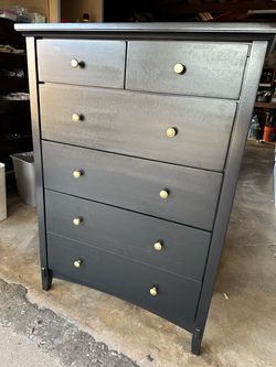 Tall chest black