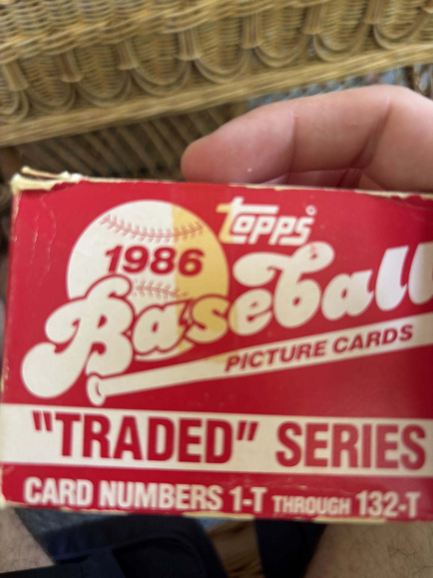 1986 topps baseball full card set