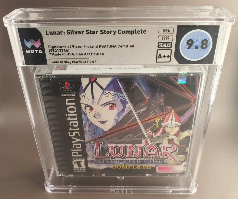 LUNAR: SSSC Fan Art 2-Disc Variant Graded By WATA 9.8 A++ Victor Ireland Signature
