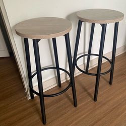 Bar stools set of two