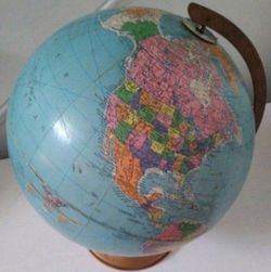 FAKE ROUND EARTH GLOBE BALL 🤔🥏