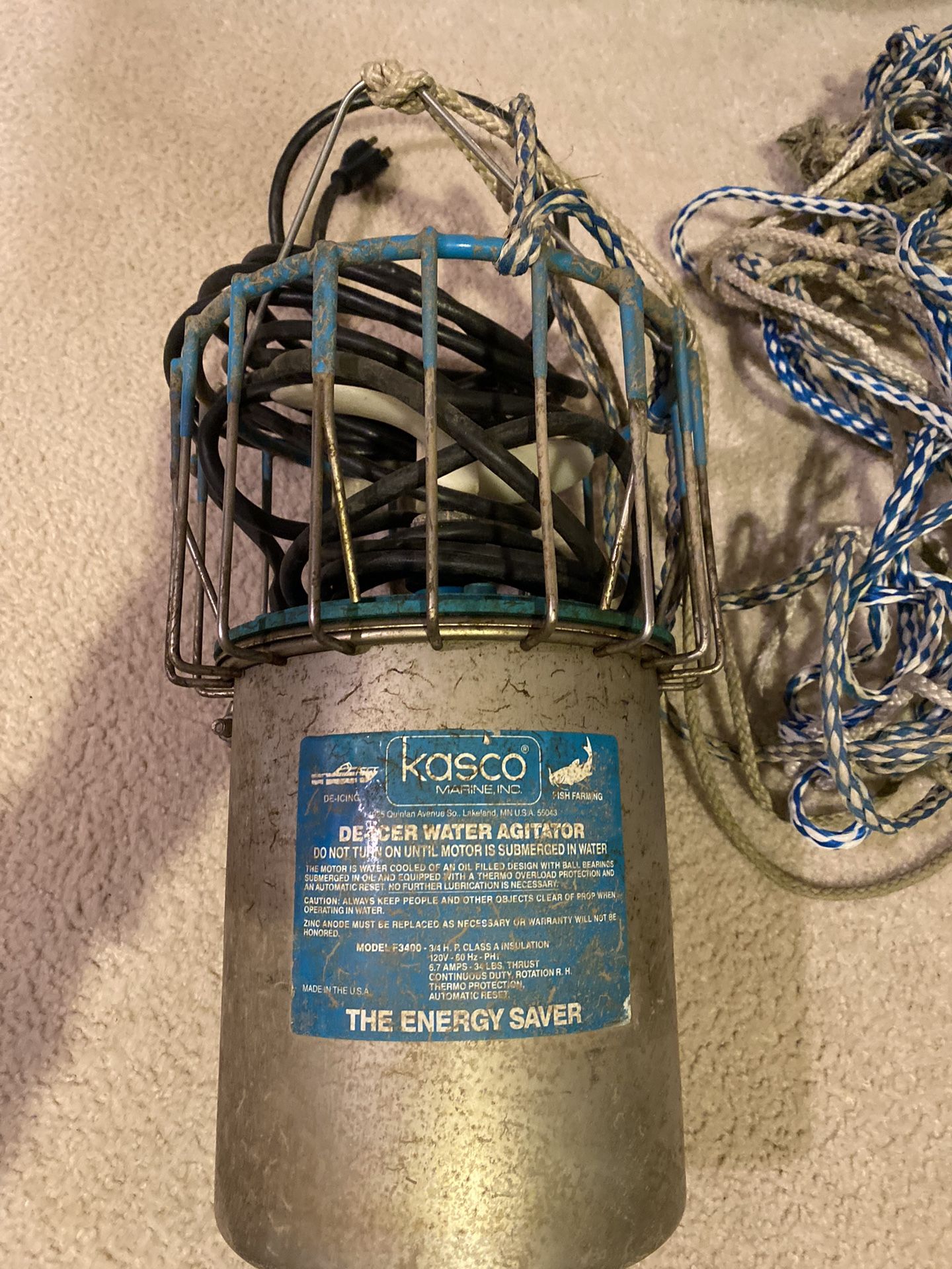 Kasco Deicer Marine Water Agitator F3400