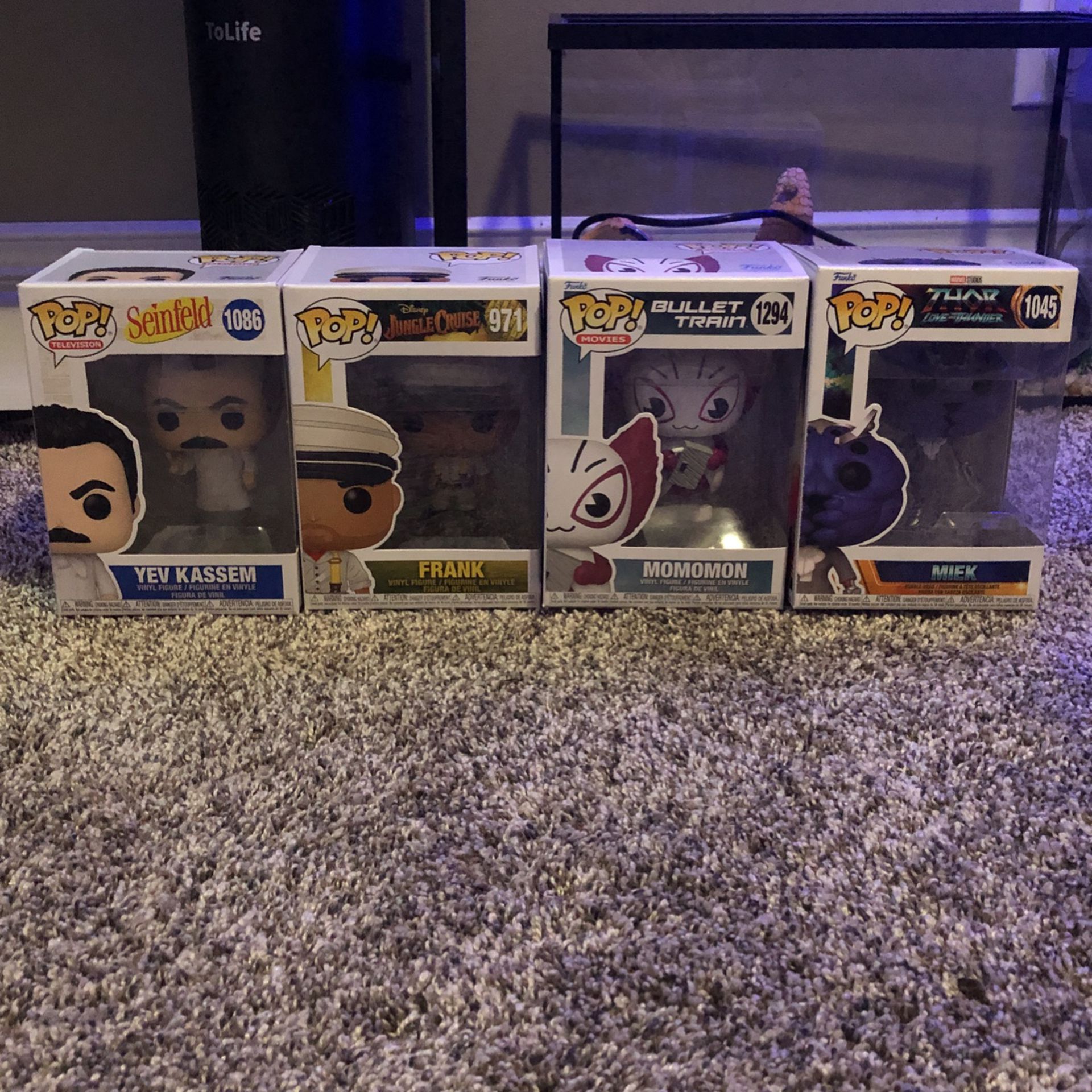 4 Funko Pops $5 Each Or $15All Together 