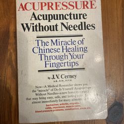 1974 Dr. J.V. Cherney Acupressure Book