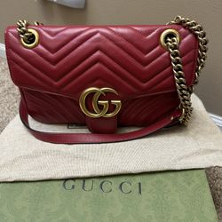 Gucci GG Marmont 25 Cm Red