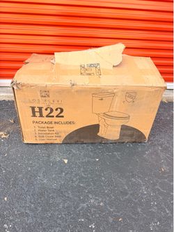 Los Flexi FH 21 Inch White 21 inch Elongated Extra tall 12-in Rough-In 1.28 GPF Soft Close 2-piece Toilet