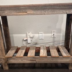 Wood Console Table $80
