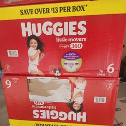 Huggies 6 $35 Each Box.