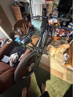 Trek Roscoe 7, black and silver, Large.