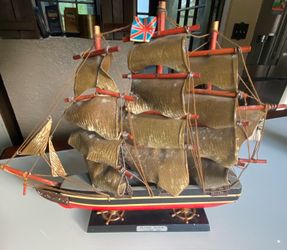 Vintage Model Sailing Ship