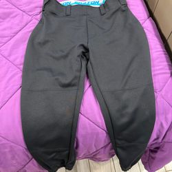 Women’s Size Medium Easton Black Softball Sports Pants