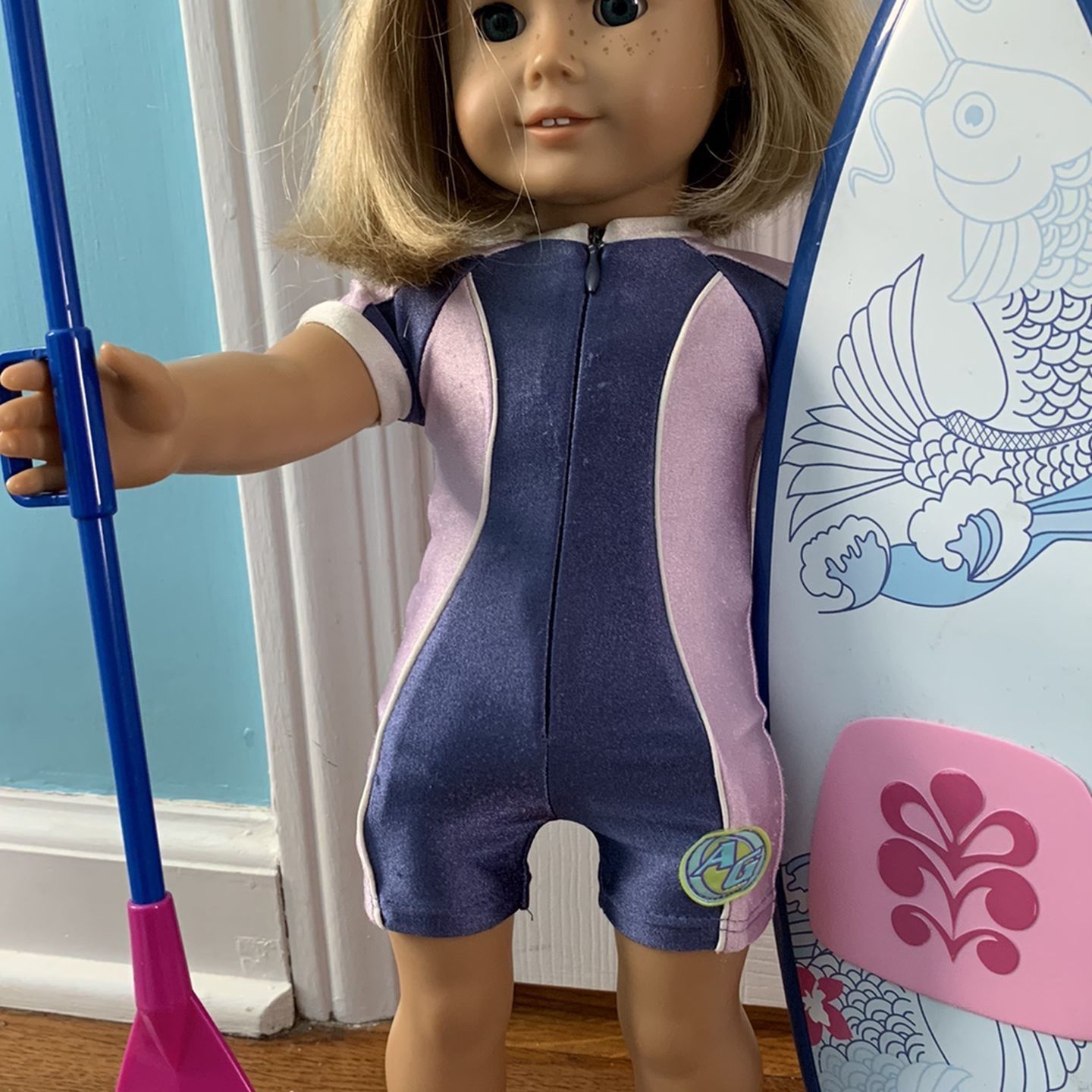 American Girl Paddle Board Set
