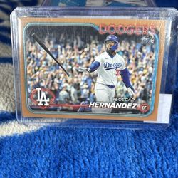 2024 Topps Gold Border Teoscar Hernandez Limited Print Run 
