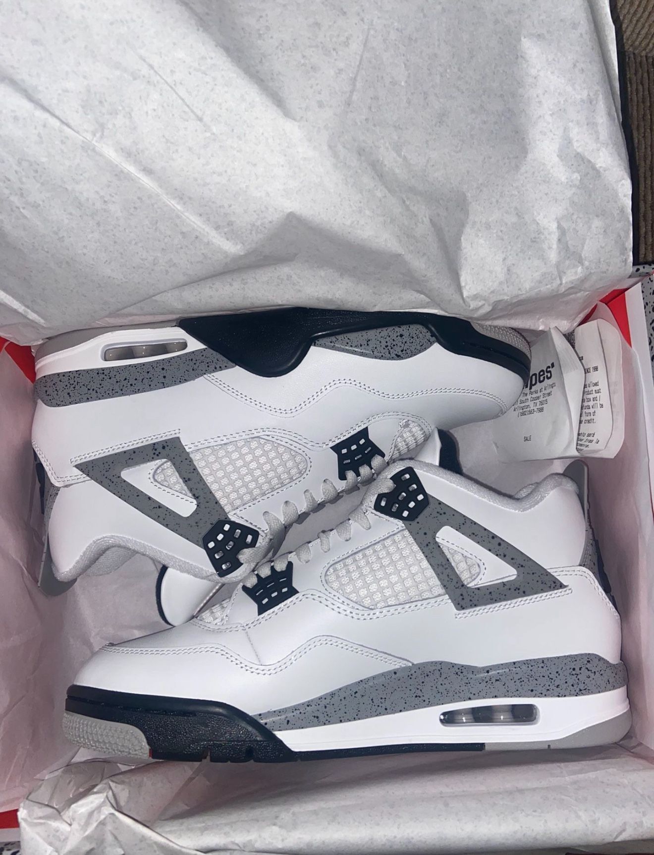 Jordan 4 Cement Size 10 *new