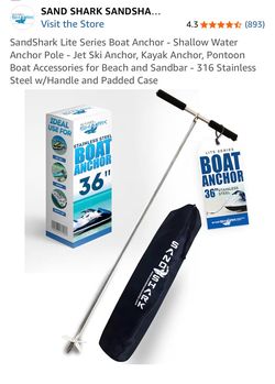 SandShark Lite Series Boat Anchor 36”