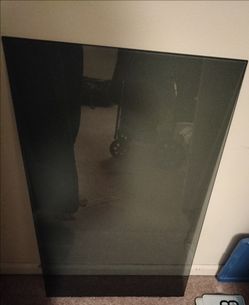 Ikea Storklinta Glass top grey