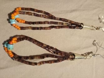 Handmade native traditional earrings