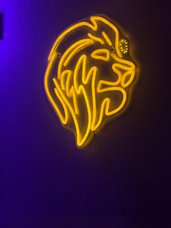 Lion LED sign