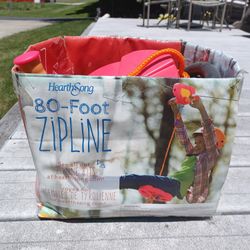 Hearthsong  80 ft ZIPLINE FOR KIDS