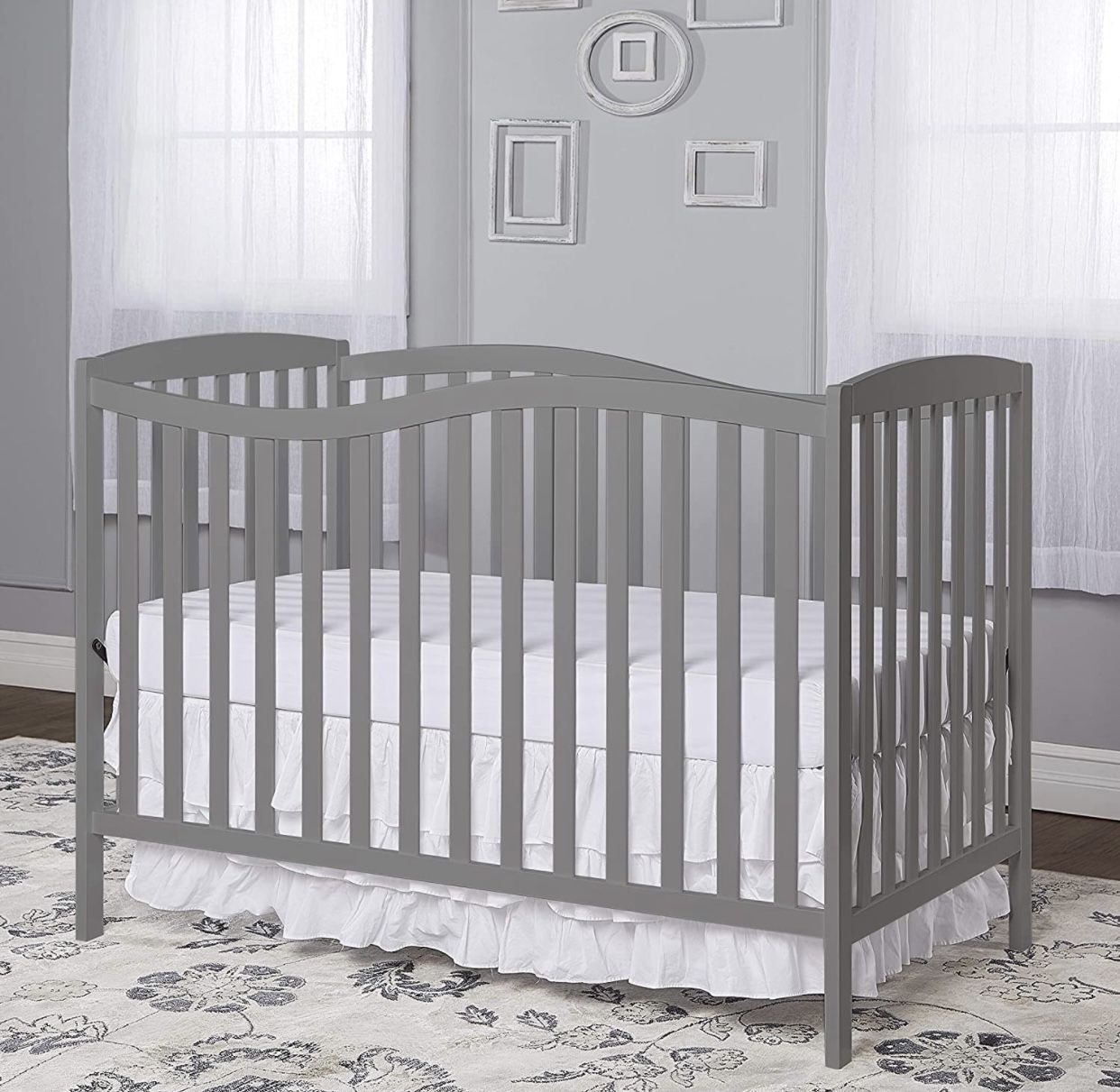Gray Convertible Crib (NEW IN BOX) 