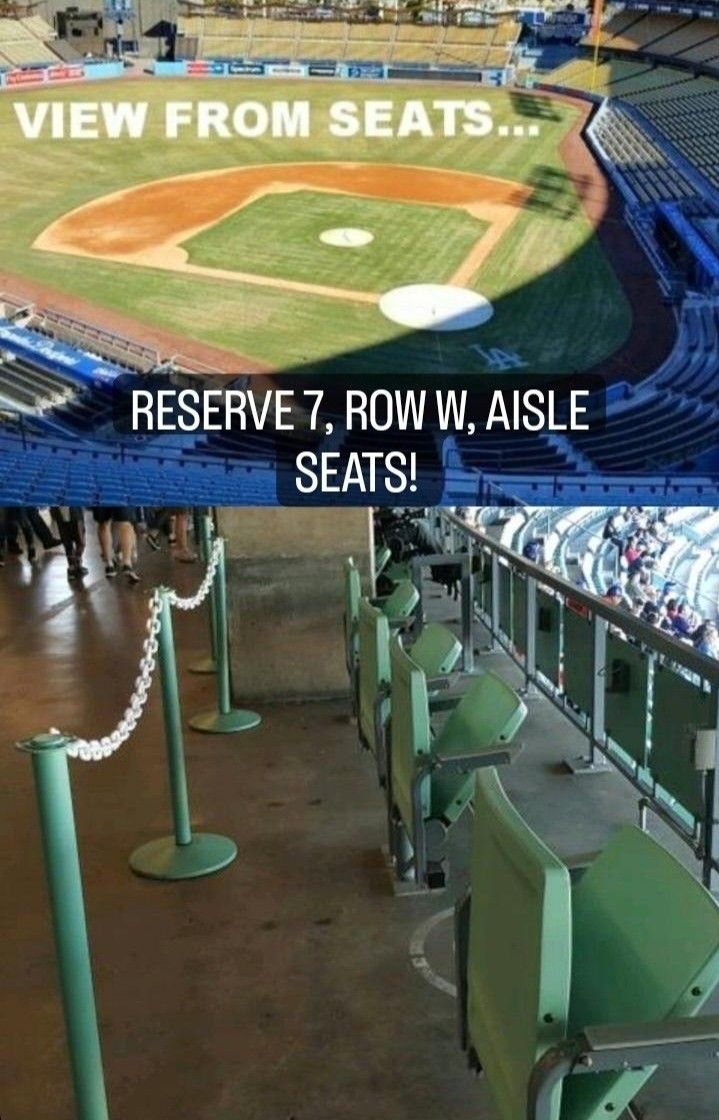4 TIXS - DODGERS VS Phillies - PLAYOFFS - RESERVE MVP - EXTRA LEG ROOM