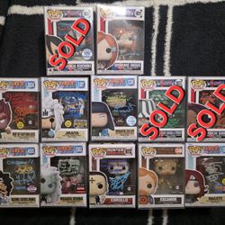 9 Autographed + Certified Funko POP!