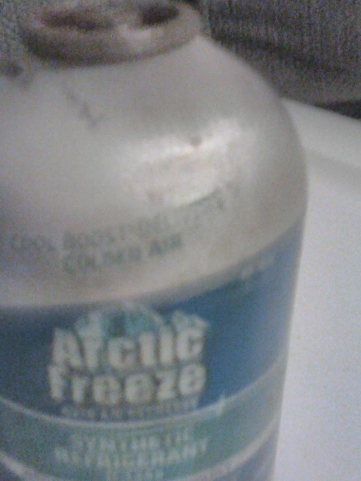 Artic freeze 134a. 12oz