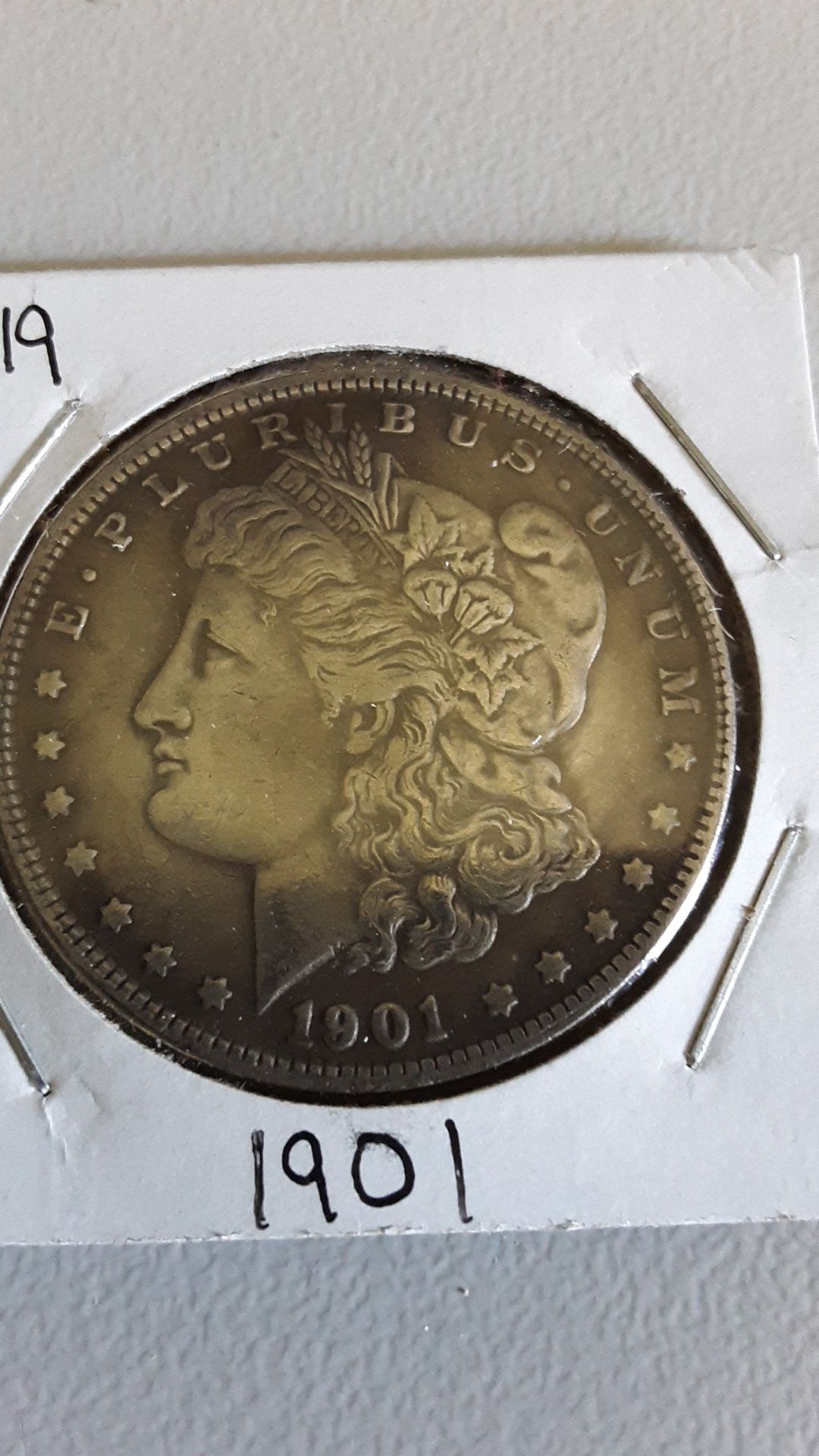 1901 Morgan Silver Dollar Coin