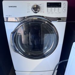 Samsung Dryer Electric Super Capacity With Pedestal 