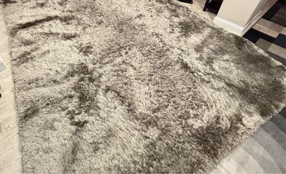 Mitchell Gold + Bob Williams Power Shag Rug, 9' x 12', Gargoyle (gray/taupe)