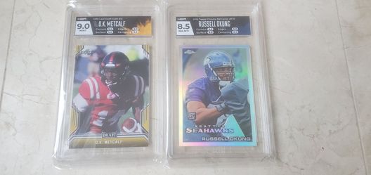 HGA Graded Football Cards Lot of 2 Seahawks