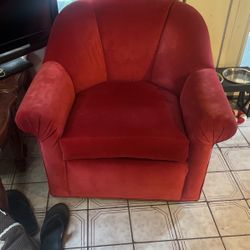 VERY COMFORTABLE RED CHAIR 🪑