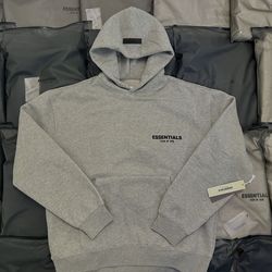 Essentials hoodie dark oat