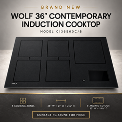 Brand New Wolf 36″ Induction Cooktop – Model CI36560C/B -
