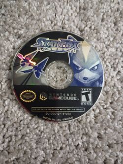 Vintage Nintendo GameCube Star Fox game