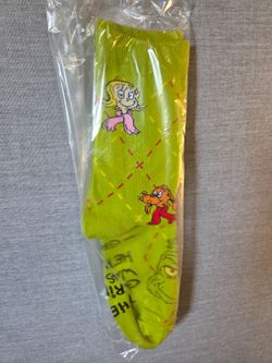 NEW! McDonald's Green Grinch Socks (2 pairs available)