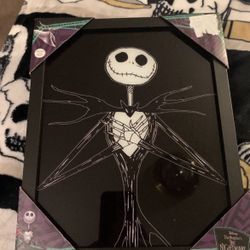 Disney Nightmare Before Christmas Jack Skellington Light Up Wall Art, W9.5 H11.5