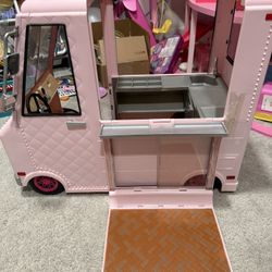 Pink Vehicle Playset - Play Food- Pretend Play 3+ Years- Sweet Stop Ice Cream Truck - Pink PLAYS