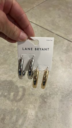 Lane Bryant Women’s Oversized Hoop Earrings