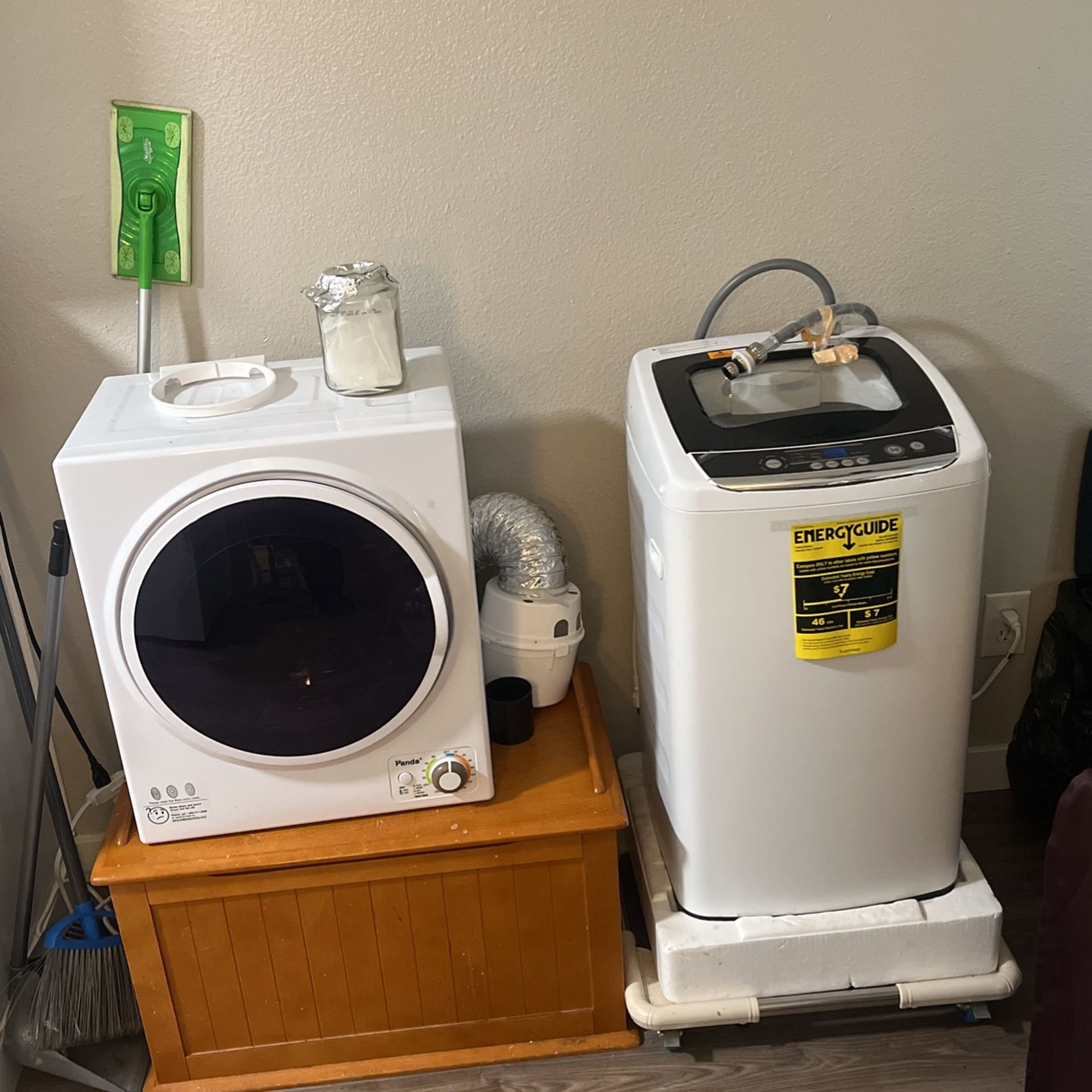 Black Decker,Panda Washer And dryer Only Been Used For 2/Months for