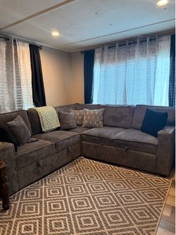 Sectional Sofa Bed with Storage