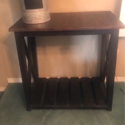 New All Wood  Rustic Farmhouse Entry Or Sofa Table  28 X 16 Inches 