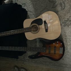 12 String Guitar,electric Bass