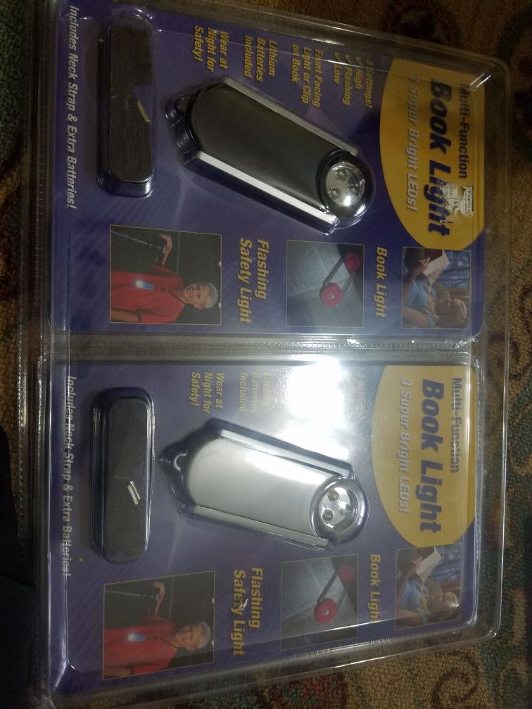 Multi function book light