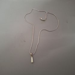 18" Confetti Opal Pendant Chain Necklace