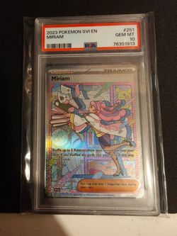 PSA 10 Miriam 251/198 Pokemon SVI 2023