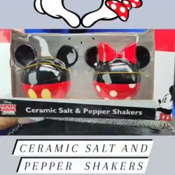 Disney  Salt And Pepper Shakers