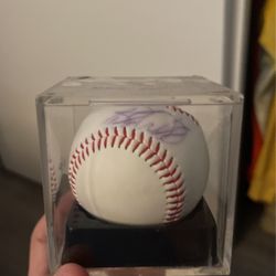 Signed Baseball RARE